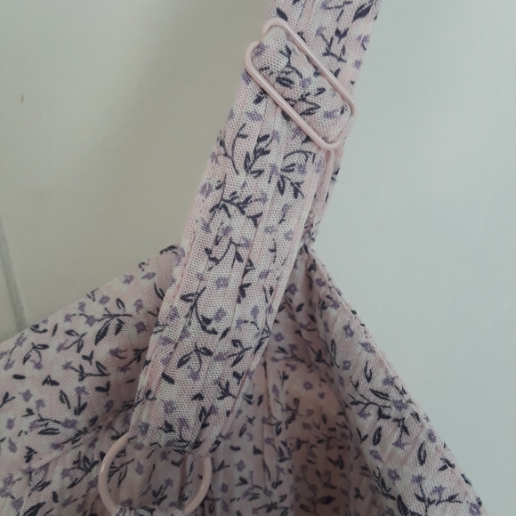 Floral Print Babydoll Adjustable Strap Dress in 2X - Picture 7 of 13